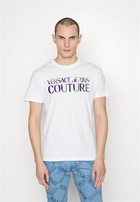 versace jeans couture t shirt white|versace jeans couture white shirt.